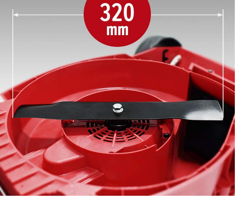 Powerworks P24M32K2 Akülü Çim Biçme Makinesi 24V-4Ah Tek Akü 32 cm