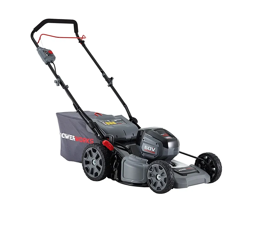Powerworks  PD60LM Akülü  Çim Biçme Makinası 46 SP 60V-4Ah Tek Akü 46cm