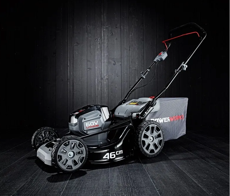 Powerworks  PD60LM Akülü  Çim Biçme Makinası 46 SP 60V-4Ah Tek Akü 46cm