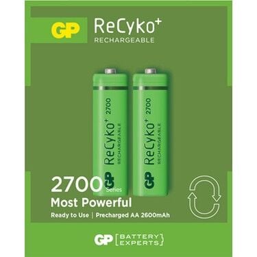 Gp 2700 Serisi AA Şarjl Pil 2 li Paket 2600mAh