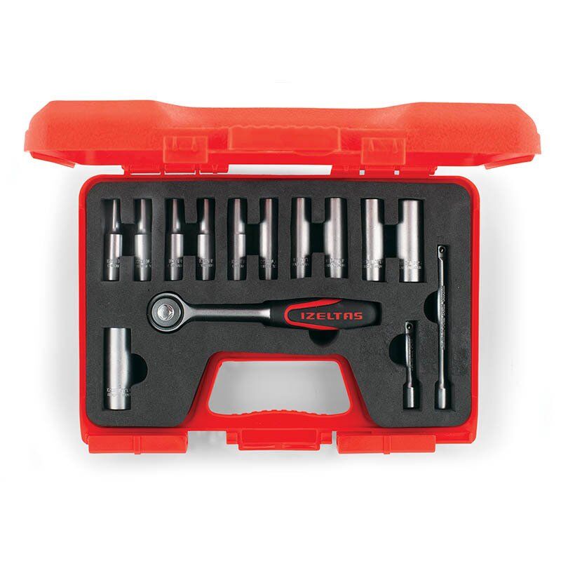 İzeltaş 1/4'' Derin Lokma Anahtar Seti (14 Parça)