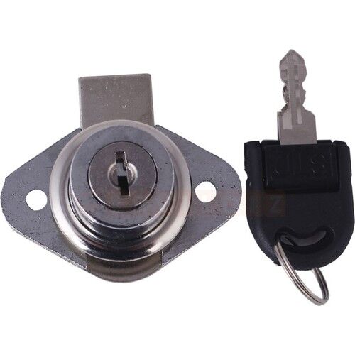 Mobilya Çekmece Kilidi Oval 106 Krom