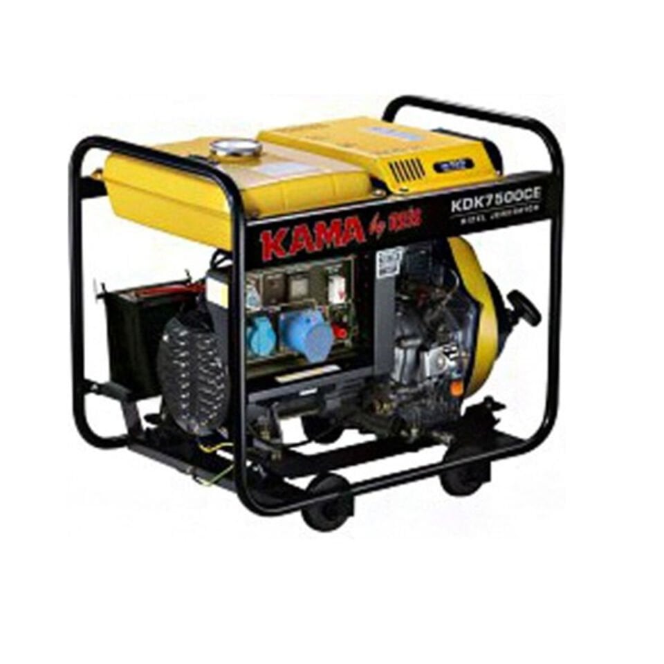 Kama KDK7500CE Dizel Jeneratör 5,5 kW (İpli/Marşlı çalıştırma)