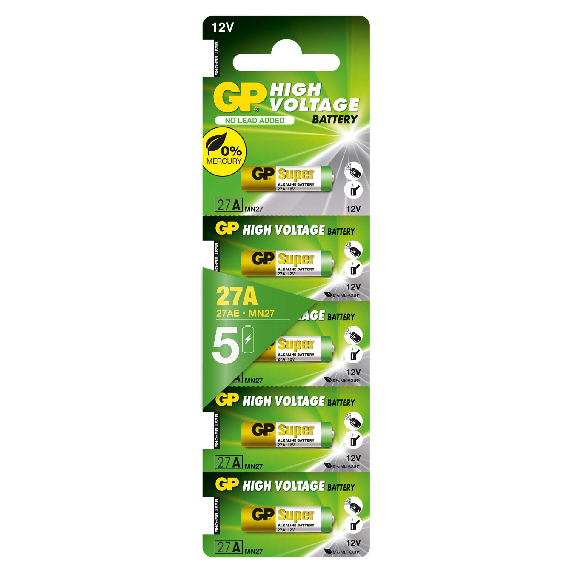 Gp 27AF-2C5 12V Alkalin Pil (1 Adet)