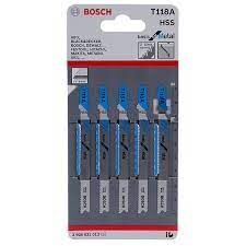 Bosch T118A Dekupaj Ağzı Metal 5'li