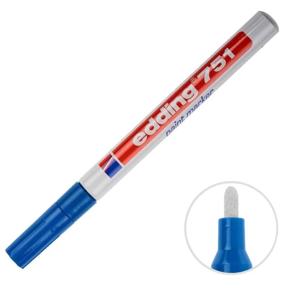 Edding 751 Mavi Dekorasyon Marker Kalemi