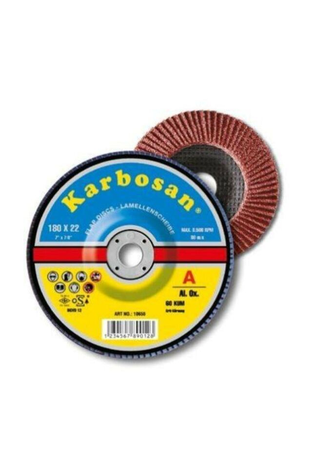 Karbosan Fiberdisk Zımpara 180mm SC 24 kum