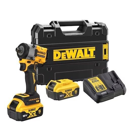Dewalt DCF922P2T-QW Kömürsüz Somun Sıkma 1/2 18V 5.0 Ah Lı-Ion  (Manuel Toplama Set) (TS)