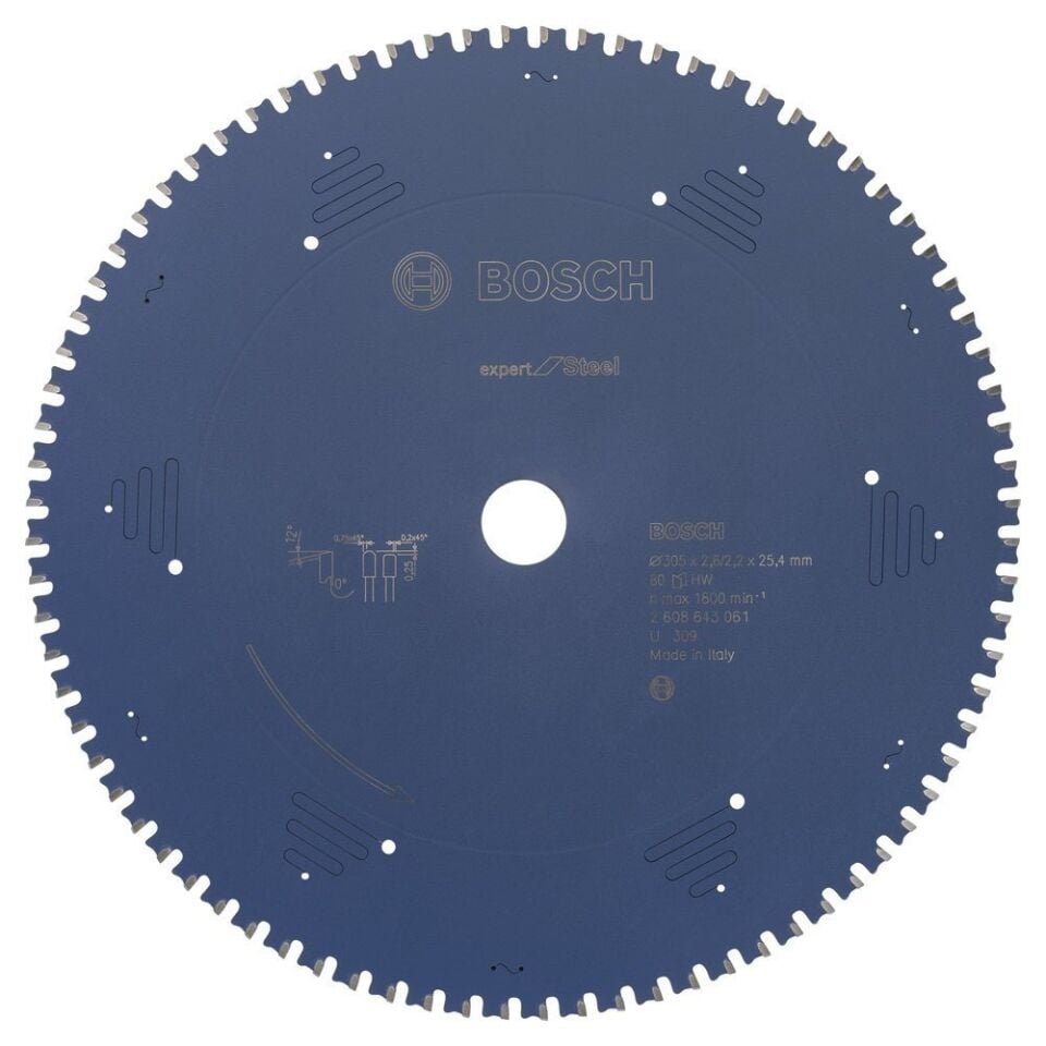 Bosch Daire Testeresi Metal Kesme 305x25.4mm 80 Diş