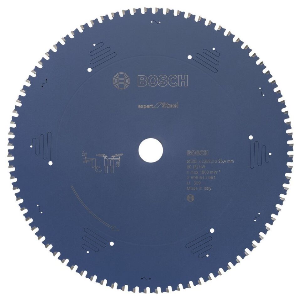 Bosch Daire Testeresi Metal Kesme 305x25.4mm 80 Diş