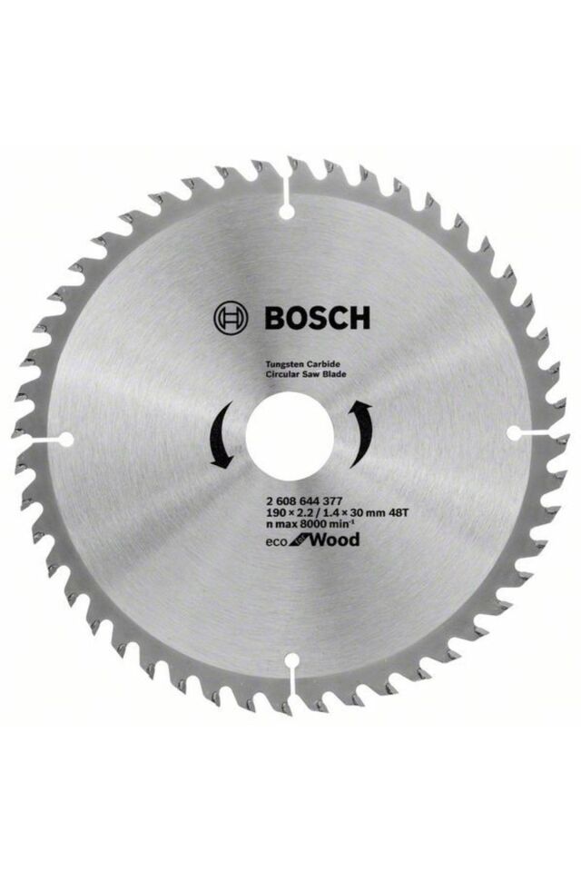 Bosch Daire Testeresi Eko Ahşap 190x30mm 48 Diş