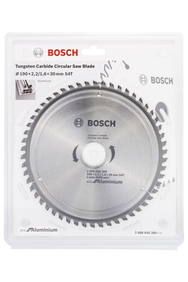 Bosch Daire Testeresi Eko Alüminyum 190x30mm