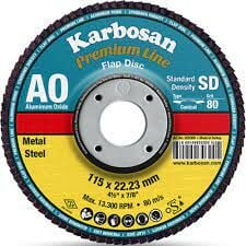 Karbosan Flap Disk 115 NK 80 kum Alüminyum Oxid (982985)
