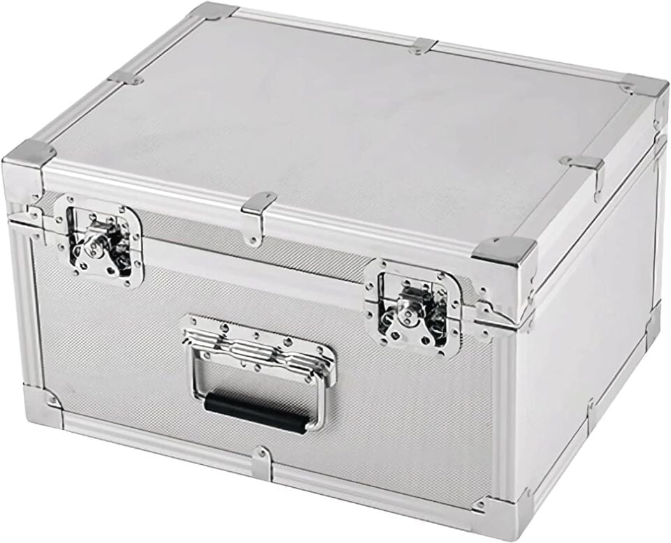 Alüminyum Alaşımlı Alet-Kamera Taşıma Sandığı Köpüklü