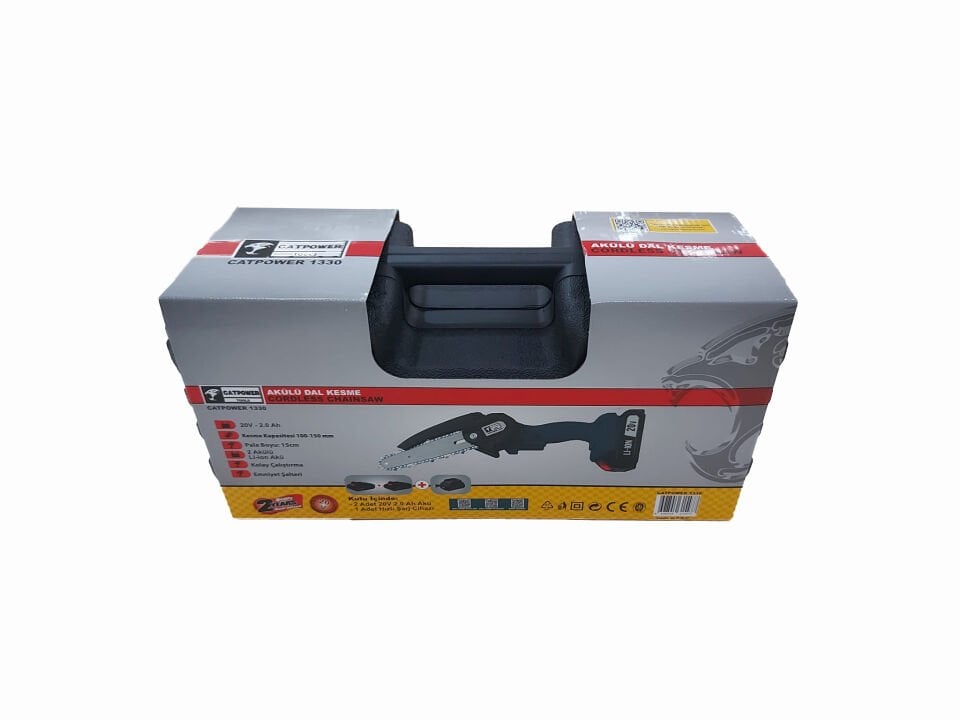 Catpower 1330 Akülü Zincirli Dal Kesme 15CM Li-ion (SET) 20V 2.0 Ah