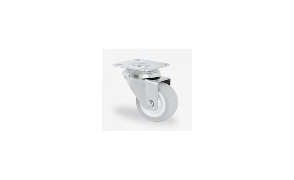 LB02 TPW 050 Tablalı Bilyalı Teker Gri 50mm Çift Sıra