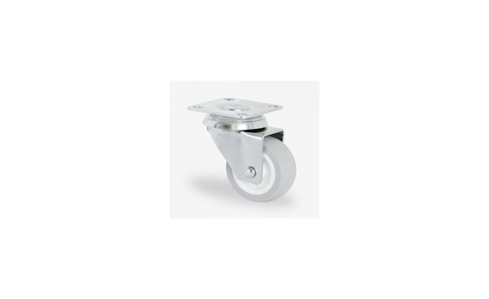 LB02 TPW 050 Tablalı Bilyalı Teker Gri 50mm Çift Sıra