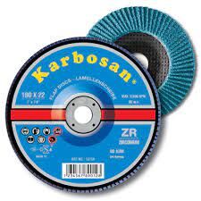 Karbosan Flap Disk 115 ZR 60 Kum Zirkon (983460)