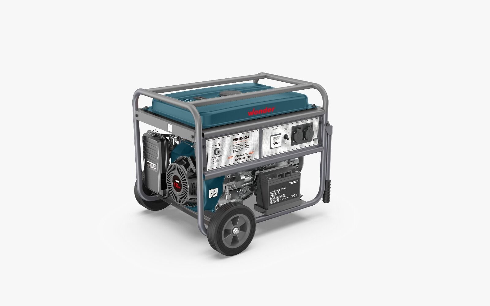 Wonder Benzinli Jeneratör 6.87KVA (5.5KW ) (Marşlı)