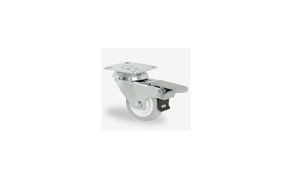 HBF02 TPW 075 Tablalı Teker Gri Frenli 75mm