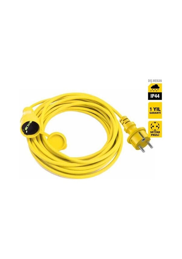 Stanley Bakır Uzatma Kablosu 5mt 3x1.5mm (Kapaklı)