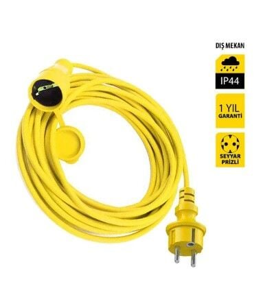 Stanley Bakır Uzatma Kablosu 10mt 3x1.5mm (Kapaklı)