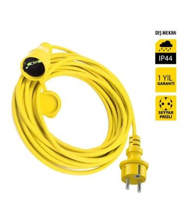Stanley Bakır Uzatma Kablosu 15mt 3x1.5mm (Kapaklı)