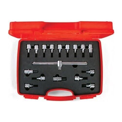İzeltaş 1/2'' Lokmalı Allen Uç Ve Star (Tork) Uç Takımı 17 Parça
