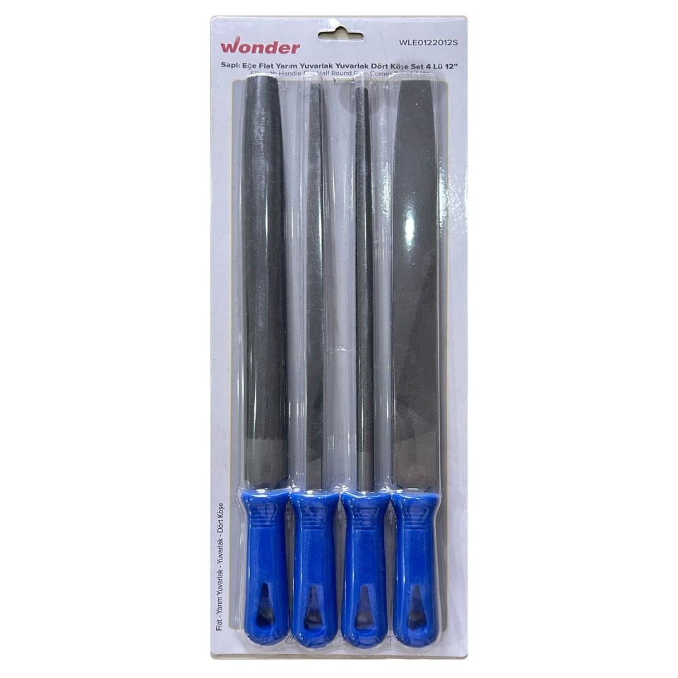 Wonder Saplı Eğe Set  4 Lü  12''