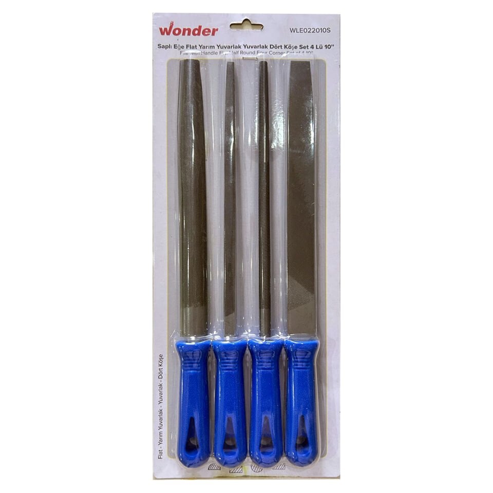 Wonder Saplı Eğe Set  4 Lü  10''