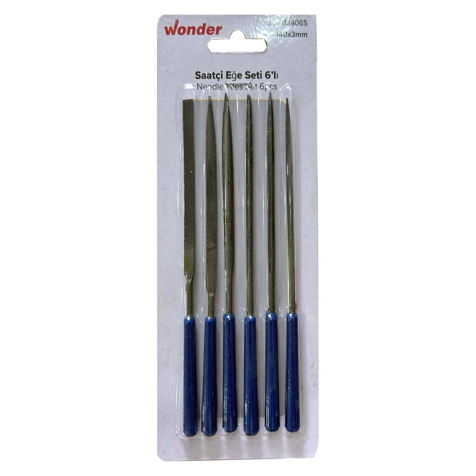 Wonder Saatçi  Eğe Seti 6 Lı  140x3