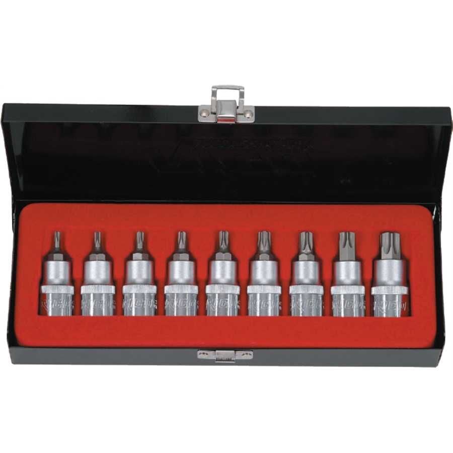 Rico 1/2'' Torx Lokma Seti 9 Parça (Erkek) RC4410