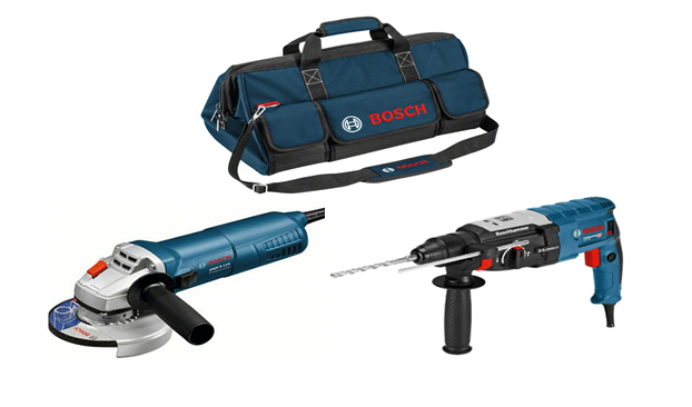 Bosch Gws 9-115 Avuç Taşlama 900 W + Gbh 2-28 Kırıcı Delici 880 W + Çanta