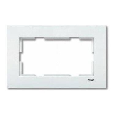 Viko Karre Beyaz İkili Sıva Altı Çerçeve