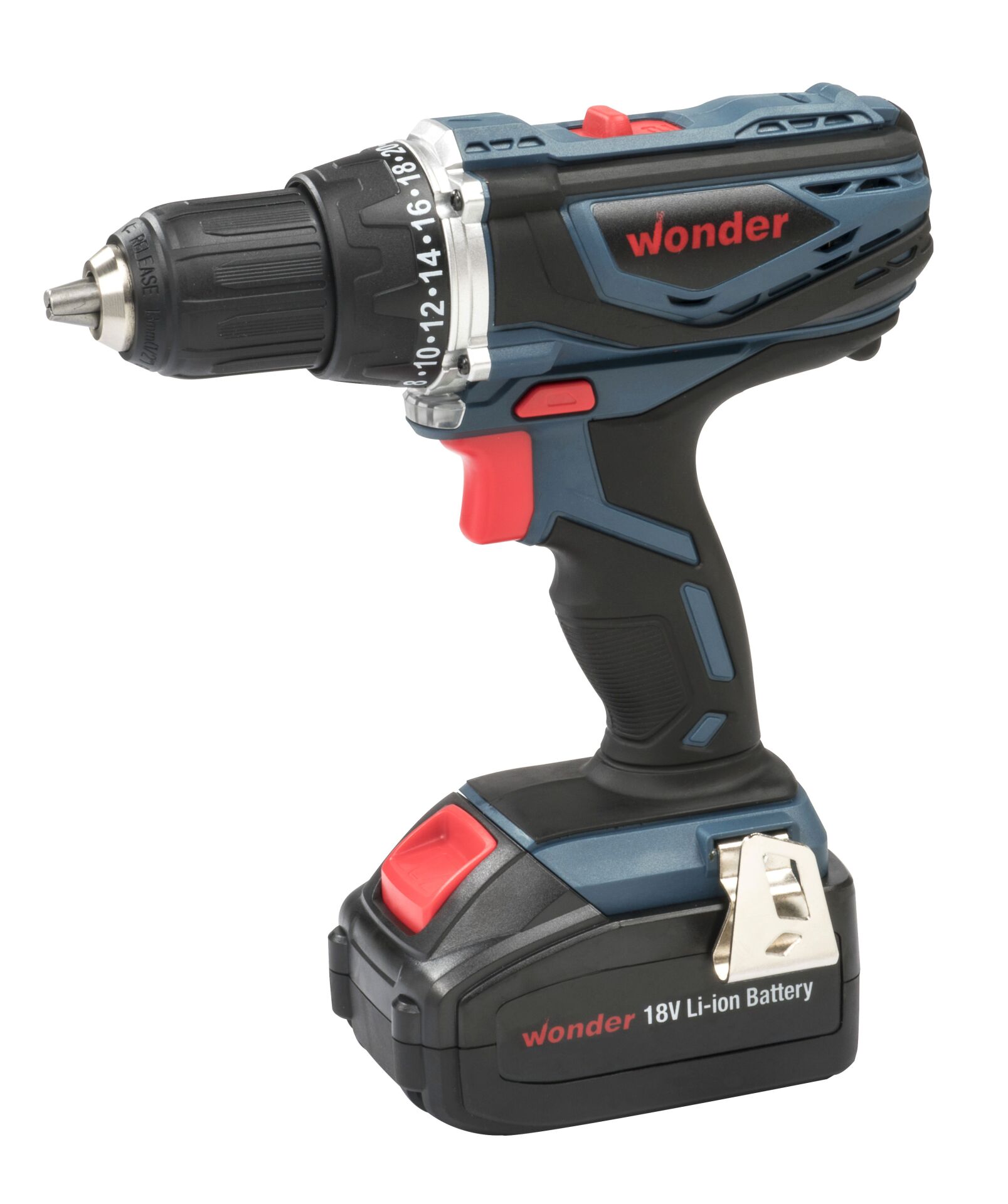 Wonder JD631018A Li-ion Şarjlı Vidalama Matkabı Seti 18 Volt 3.0Ah