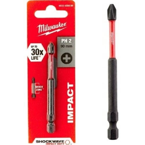 Milwaukee T4932430856 Bits Uç PH2x90mm 1'li Blisterli
