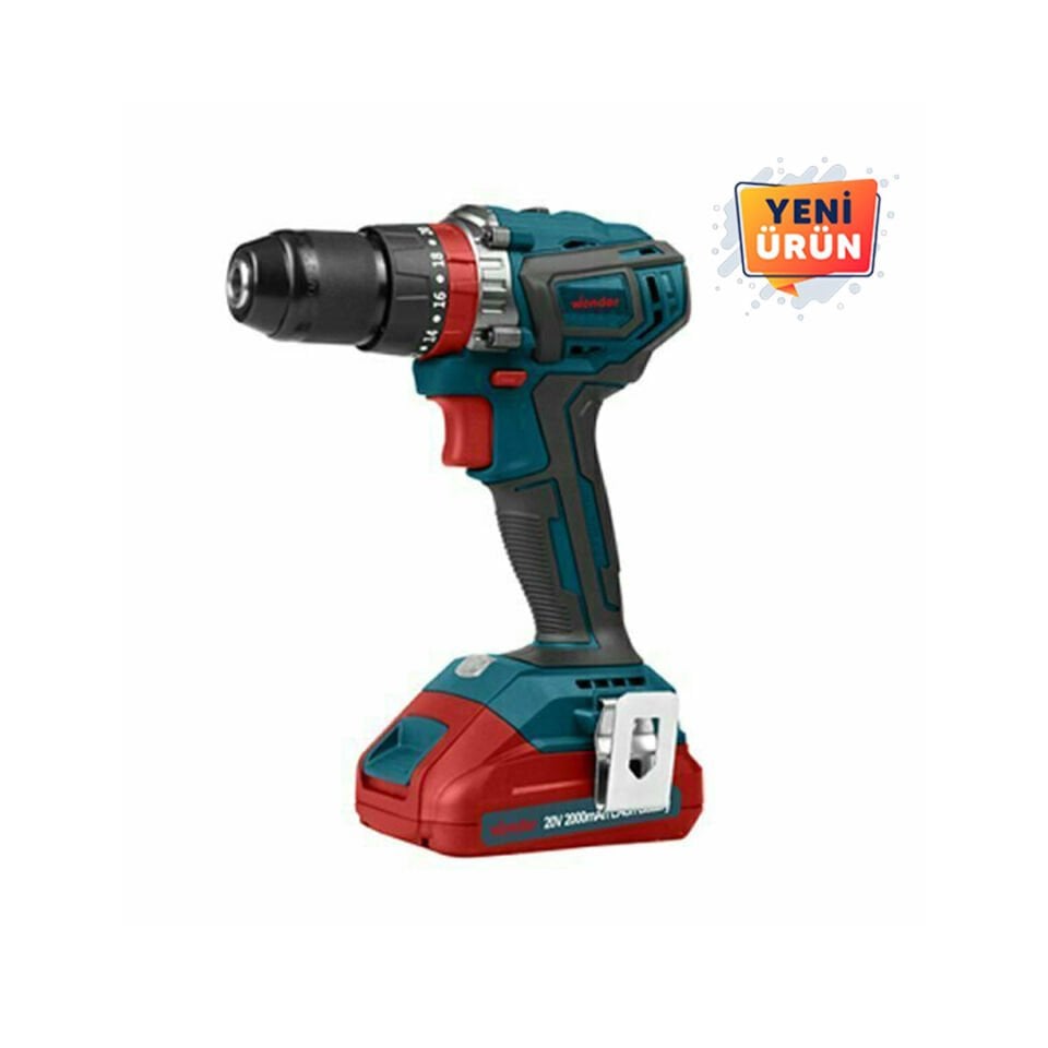 Wonder JDK6310C Kömürsüz  Şarjlı Darbeli Matkap Li-Ion 20 V 50Nm (Aküsüz) SB