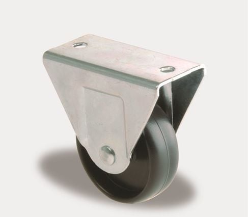 SB05 PP 050 Sabit Teker Siyah 50mm