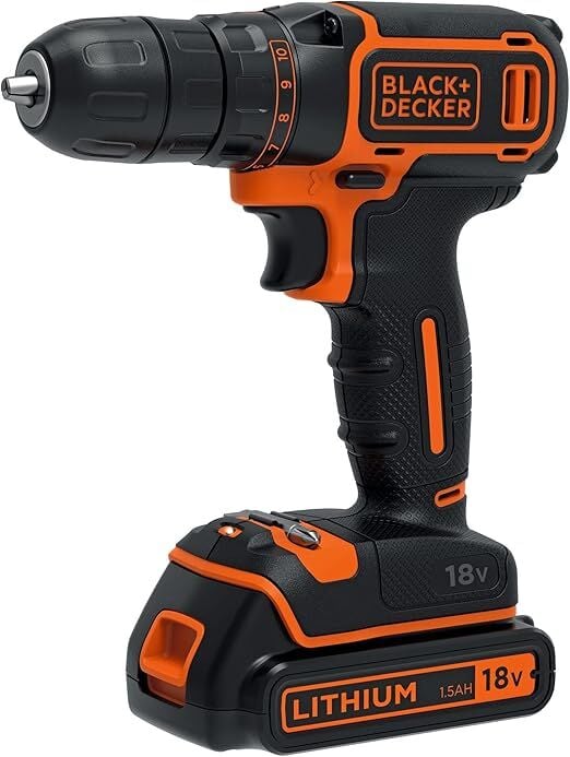 Black&Decker BDCDC18-QW 18 V 1.5 Ah Li-ion Şarjlı Darbesiz Matkap