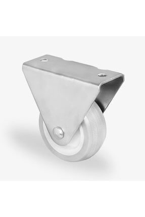 SB05 TPW 075 Sabit Teker Gri-Beyaz 75mm