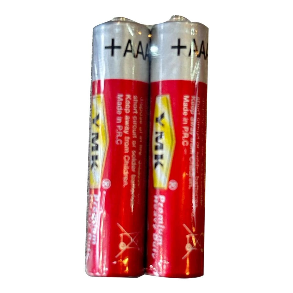 YMK AAA İnce Pil 1.5 V 2'lİ Shirink