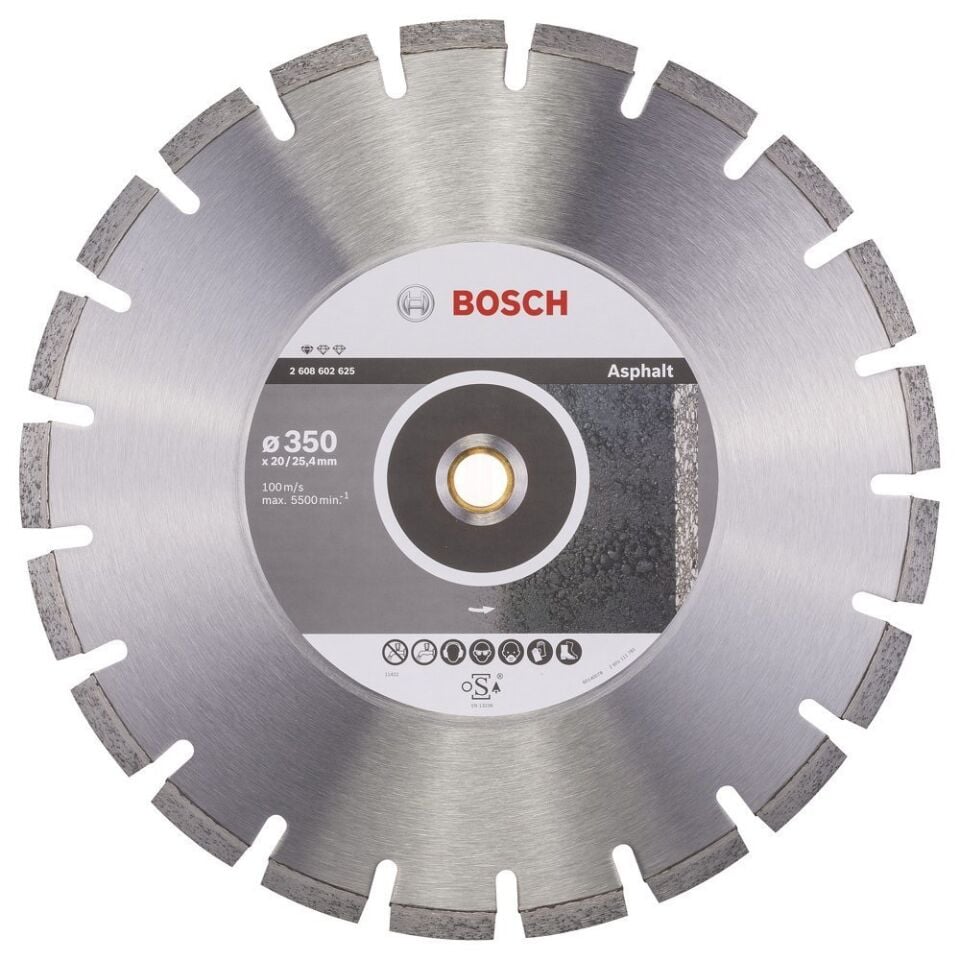 Bosch Elmas Kesme Disk SFAspha 350x25.40/®20mm 2608602625