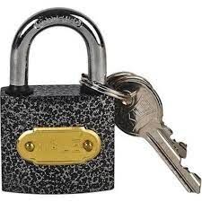 Kale Asma Kilit Gri Döküm 25mm