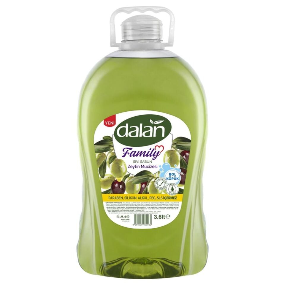 Dalan Family Sıvı Sabun Zeytinli 3 Lt