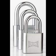 KALE Asma Kilit Pirinç Nikel 40mm