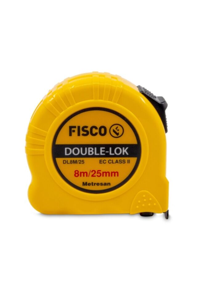Fisko Double-Lok Şerit Metre  8X25 Mt