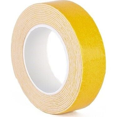 Çift Taraflı Köpüklü Bant 18x10mt Sarı