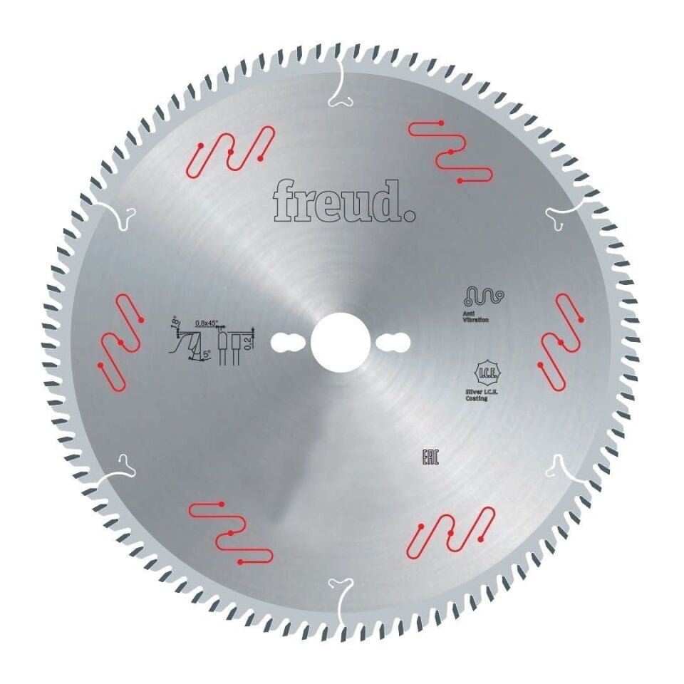 Freud Teflon Kap. Çift Lamine Panelleri Kesme 250x2,2 80 Diş