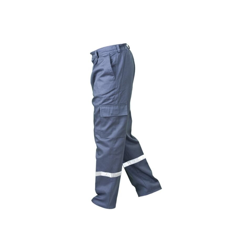 İş Pantolonu 16/12 Gabardin Reflektörlü Lacivert (XL)