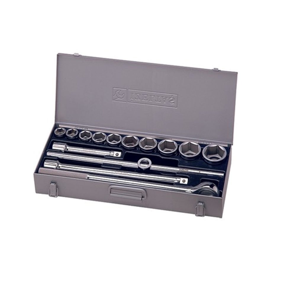 İzeltaş 1119006114 3/4'' Altı Köşe Lokma Anahtar Takımı 14 Parça